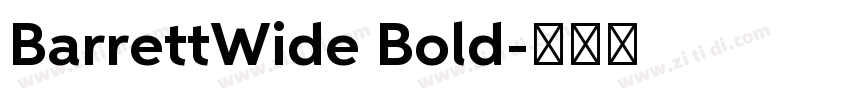 BarrettWide Bold字体转换 BarrettWide Bold字体转换